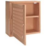 vidaXL Dulap de perete, 42x18x42 cm, lemn masiv de nuc
