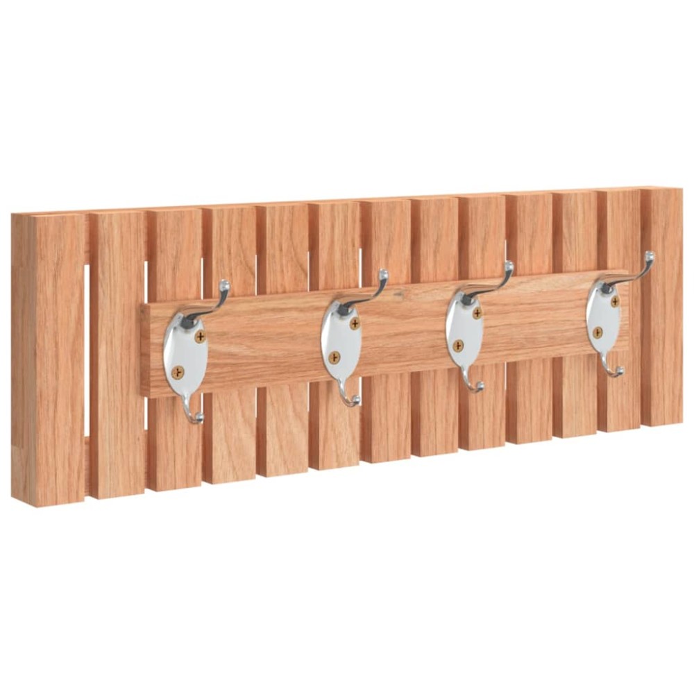 vidaXL Cuier de perete, 42x8,5x14 cm, lemn masiv de nuc