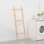 vidaXL Scară pentru prosoape, 170 cm, lemn masiv de nuc vidaXL Scară pentru prosoape, 170 cm, lemn masiv de nuc