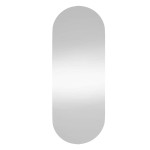 vidaXL Oglindă de perete, 20x50 cm, oval, sticlă