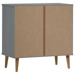 vidaXL Dulap cu sertare „MOLDE”, gri, 80x40x80 cm, lemn masiv de pin vidaXL Dulap cu sertare „MOLDE”, gri, 80x40x80 cm, lemn masiv de pin