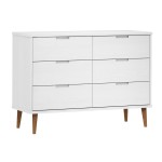 vidaXL Dulap TV „MOLDE” alb, 113x40x80 cm, din lemn masiv de pin vidaXL Dulap TV „MOLDE” alb, 113x40x80 cm, din lemn masiv de pin