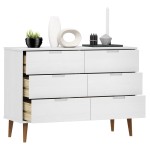 vidaXL Dulap TV „MOLDE” alb, 113x40x80 cm, din lemn masiv de pin vidaXL Dulap TV „MOLDE” alb, 113x40x80 cm, din lemn masiv de pin