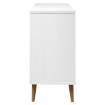 vidaXL Dulap TV „MOLDE” alb, 113x40x80 cm, din lemn masiv de pin vidaXL Dulap TV „MOLDE” alb, 113x40x80 cm, din lemn masiv de pin