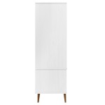 vidaXL Șifonier "MOLDE", alb, 90x55x175 cm, lemn masiv de pin vidaXL Șifonier "MOLDE", alb, 90x55x175 cm, lemn masiv de pin