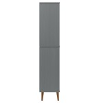 vidaXL Bibliotecă „MOLDE” gri, 85x35x170,5 cm, lemn masiv de pin vidaXL Bibliotecă „MOLDE” gri, 85x35x170,5 cm, lemn masiv de pin