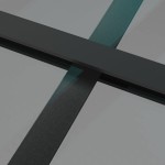 vidaXL Ușă de interior, 83x201,5 cm, negru, sticlă ESG și aluminiu
