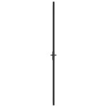 vidaXL Ușă de interior, 93x201,5 cm, negru, sticlă ESG și aluminiu