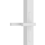 vidaXL Ușă de interior, 93x201,5 cm, alb, sticlă ESG și aluminiu vidaXL Ușă de interior, 93x201,5 cm, alb, sticlă ESG și aluminiu