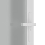 vidaXL Ușă de interior, 76x201,5 cm, alb, sticlă mată și aluminiu vidaXL Ușă de interior, 76x201,5 cm, alb, sticlă mată și aluminiu