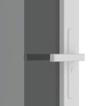 vidaXL Ușă de interior, 83x201,5 cm, alb, sticlă ESG și aluminiu vidaXL Ușă de interior, 83x201,5 cm, alb, sticlă ESG și aluminiu