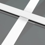 vidaXL Ușă de interior, 102,5x201,5 cm, alb, sticlă ESG și aluminiu vidaXL Ușă de interior, 102,5x201,5 cm, alb, sticlă ESG și aluminiu