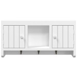 vidaXL Dulap de chei, alb, 40x8,5x20 cm, lemn prelucrat și oțel