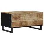 vidaXL Măsuță de cafea, 80x50x40 cm, lemn masiv mango/lemn prelucrat vidaXL Măsuță de cafea, 80x50x40 cm, lemn masiv mango/lemn prelucrat