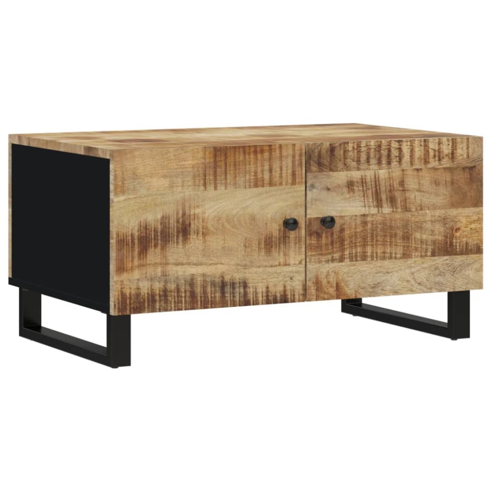 vidaXL Măsuță de cafea, 80x50x40 cm, lemn masiv mango/lemn prelucrat