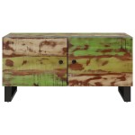vidaXL Măsuță de cafea, 80x50x40 cm lemn masiv reciclat/lemn prelucrat vidaXL Măsuță de cafea, 80x50x40 cm lemn masiv reciclat/lemn prelucrat