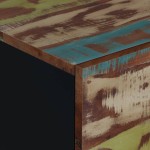 vidaXL Măsuță de cafea, 80x50x40 cm lemn masiv reciclat/lemn prelucrat vidaXL Măsuță de cafea, 80x50x40 cm lemn masiv reciclat/lemn prelucrat
