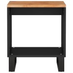 vidaXL Măsuță de cafea, 40x31x46 cm, lemn masiv acacia/lemn prelucrat vidaXL Măsuță de cafea, 40x31x46 cm, lemn masiv acacia/lemn prelucrat
