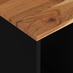 vidaXL Măsuță de cafea, 40x31x46 cm, lemn masiv acacia/lemn prelucrat vidaXL Măsuță de cafea, 40x31x46 cm, lemn masiv acacia/lemn prelucrat