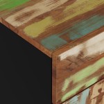 vidaXL Noptieră, 50x33x60 cm, lemn masiv reciclat și lemn prelucrat