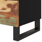 vidaXL Noptieră, 50x33x62 cm, lemn masiv reciclat și lemn prelucrat