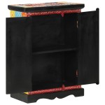 vidaXL Dulap pictată manual cu uși 53x30x75 cm, lemn masiv de mango vidaXL Dulap pictată manual cu uși 53x30x75 cm, lemn masiv de mango