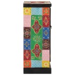 vidaXL Dulap pictată manual cu uși 53x30x75 cm, lemn masiv de mango vidaXL Dulap pictată manual cu uși 53x30x75 cm, lemn masiv de mango