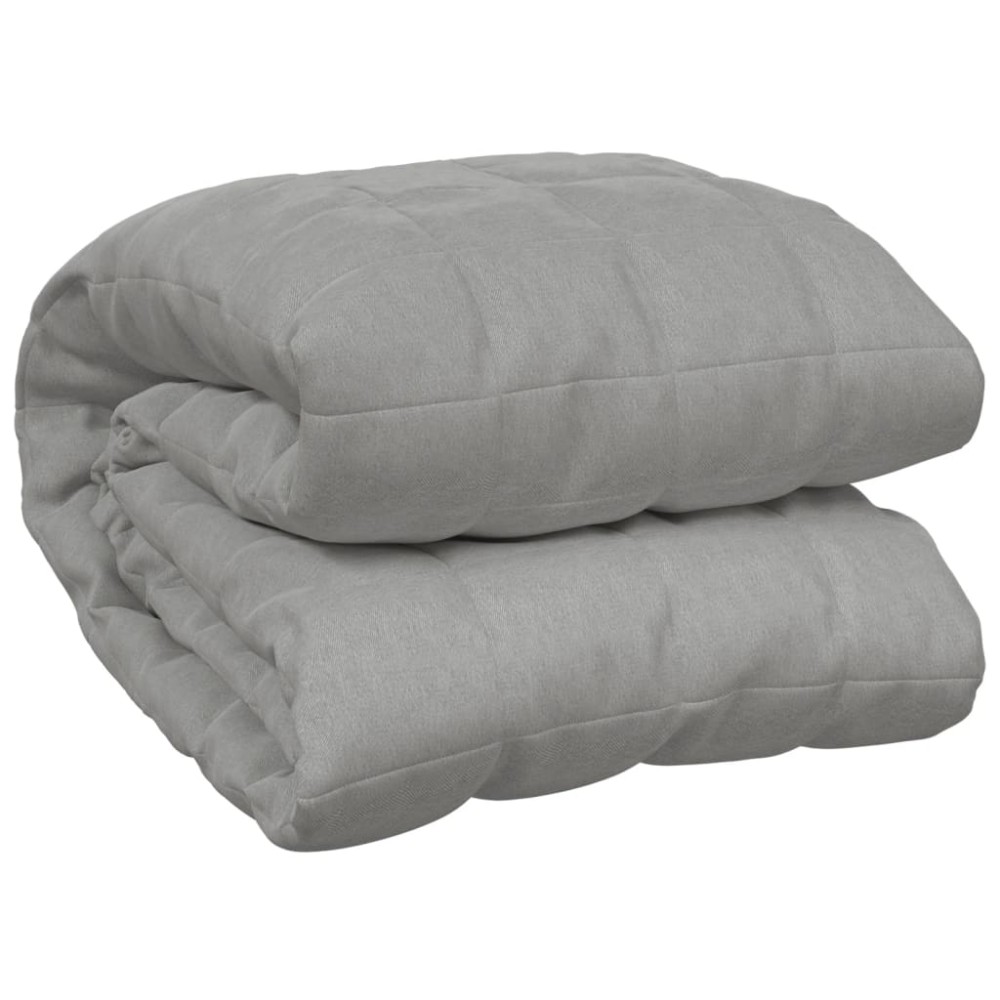 vidaXL Pătură anti-stres, gri, 120x180 cm, 5 kg, material textil