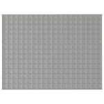vidaXL Pătură cu greutăți, gri, 150x200 cm, 7 kg, material textil vidaXL Pătură cu greutăți, gri, 150x200 cm, 7 kg, material textil
