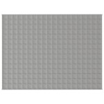 vidaXL Pătură cu greutăți, gri, 150x200 cm, 11 kg, material textil vidaXL Pătură cu greutăți, gri, 150x200 cm, 11 kg, material textil
