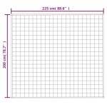 vidaXL Pătură cu greutăți, gri, 200x225 cm, 9 kg, material textil vidaXL Pătură cu greutăți, gri, 200x225 cm, 9 kg, material textil