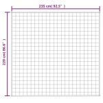 vidaXL Pătură cu greutăți, gri, 200x235 cm, 15 kg, material textil vidaXL Pătură cu greutăți, gri, 200x235 cm, 15 kg, material textil
