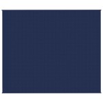 vidaXL Pătură cu greutăți, albastru, 220x260 cm, 15 kg, textil vidaXL Pătură cu greutăți, albastru, 220x260 cm, 15 kg, textil