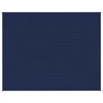 vidaXL Pătură cu greutăți, albastru, 235x290 cm, 11 kg, textil