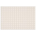 vidaXL Pătură cu greutăți, crem deschis, 120x180 cm, 5 kg, textil vidaXL Pătură cu greutăți, crem deschis, 120x180 cm, 5 kg, textil