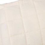 vidaXL Pătură cu greutăți, crem deschis, 220x235 cm, 11 kg, textil vidaXL Pătură cu greutăți, crem deschis, 220x235 cm, 11 kg, textil