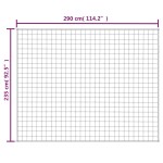 vidaXL Pătură cu greutăți, crem deschis, 235x290 cm, 11 kg, textil vidaXL Pătură cu greutăți, crem deschis, 235x290 cm, 11 kg, textil