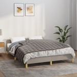 vidaXL Pătură anti-stres, gri, 138x200 cm, 10 kg, material textil vidaXL Pătură anti-stres, gri, 138x200 cm, 10 kg, material textil