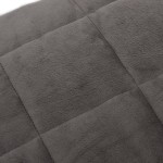 vidaXL Pătură anti-stres, gri, 138x200 cm, 10 kg, material textil vidaXL Pătură anti-stres, gri, 138x200 cm, 10 kg, material textil