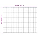 vidaXL Pătură cu greutăți, gri, 150x200 cm, 7 kg, material textil vidaXL Pătură cu greutăți, gri, 150x200 cm, 7 kg, material textil
