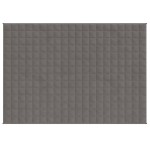 vidaXL Pătură cu greutăți, gri, 150x200 cm, 11 kg, material textil vidaXL Pătură cu greutăți, gri, 150x200 cm, 11 kg, material textil