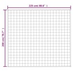 vidaXL Pătură cu greutăți, gri, 200x225 cm, 13 kg, material textil vidaXL Pătură cu greutăți, gri, 200x225 cm, 13 kg, material textil