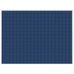 vidaXL Pătură cu greutăți, albastru, 150x200 cm, 11 kg, textil vidaXL Pătură cu greutăți, albastru, 150x200 cm, 11 kg, textil