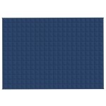 vidaXL Pătură cu greutăți, albastru, 155x220 cm, 7 kg, material textil vidaXL Pătură cu greutăți, albastru, 155x220 cm, 7 kg, material textil