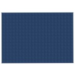 vidaXL Pătură cu greutăți, albastru, 155x220 cm, 11 kg, textil vidaXL Pătură cu greutăți, albastru, 155x220 cm, 11 kg, textil