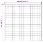 vidaXL Pătură anti-stres, albastru, 200x200 cm, 13 kg, material textil vidaXL Pătură anti-stres, albastru, 200x200 cm, 13 kg, material textil