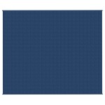 vidaXL Pătură cu greutăți, albastru, 220x260 cm, 15 kg, textil vidaXL Pătură cu greutăți, albastru, 220x260 cm, 15 kg, textil