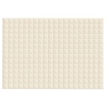 vidaXL Pătură cu greutăți, crem deschis, 138x200 cm, 10 kg, textil vidaXL Pătură cu greutăți, crem deschis, 138x200 cm, 10 kg, textil