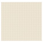vidaXL Pătură cu greutăți, crem deschis, 220x235 cm, 11 kg, textil vidaXL Pătură cu greutăți, crem deschis, 220x235 cm, 11 kg, textil