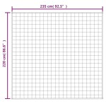 vidaXL Pătură cu greutăți, crem deschis, 220x235 cm, 11 kg, textil vidaXL Pătură cu greutăți, crem deschis, 220x235 cm, 11 kg, textil